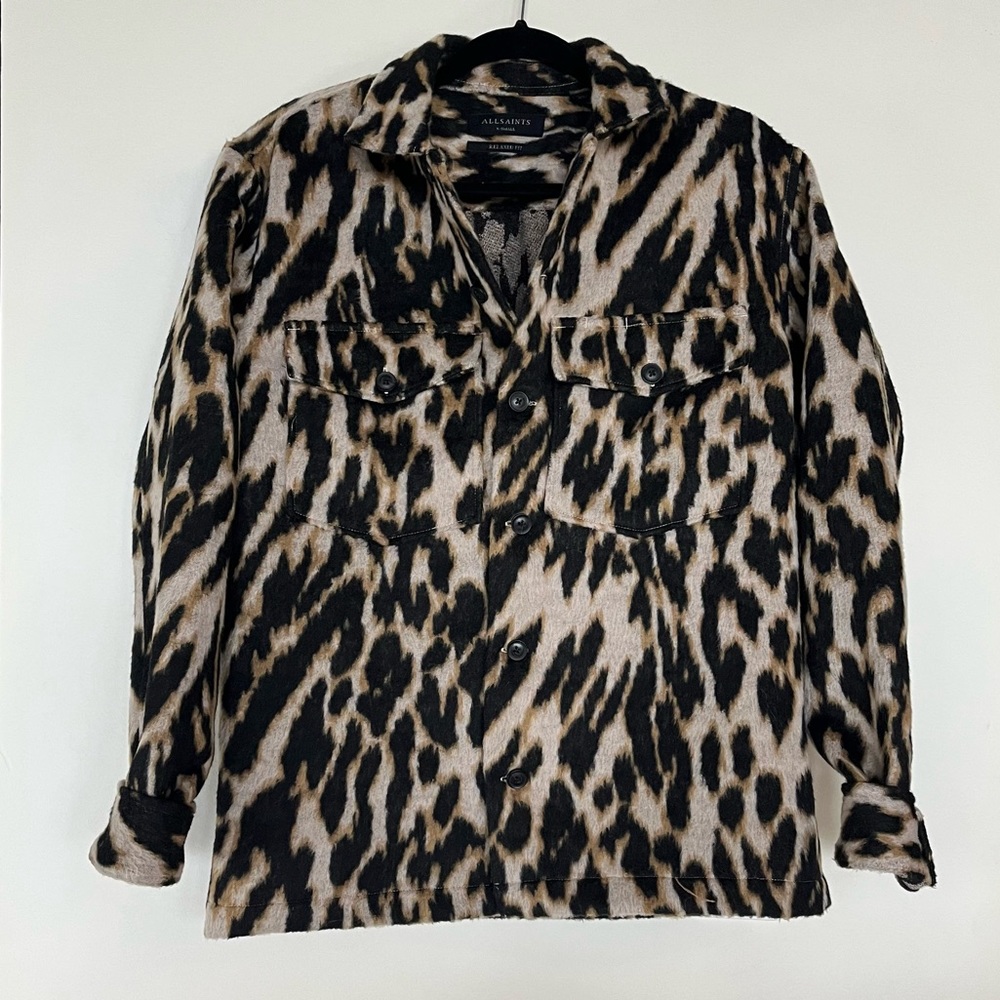 All Saints Warm Button Down Jacket